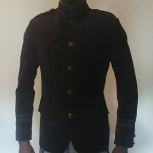 Black Velvet military Blazer